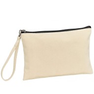 Νεσεσέρ οργανικό MARYLIN διαστάσεων 26x17cm σε φυσικό χρώμα με φερμουάρ μαύρο  Νεσεσέρ οργανικό MARYLIN διαστάσεων 26x17cm σε φυσικό χρώμα με φερμουάρ μαύρο