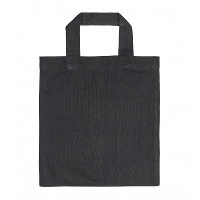 Τσάντα αγοράς μικρού μεγέθους διαστάσεων 5x25cm σε μαύρο χρώμα