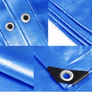 Αδιάβροχος μουσαμάς - τέντα διαστάσεων 2x3m 120gr/m² GRASHER με κρίκους σε μπλε χρώμα Αδιάβροχος μουσαμάς - τέντα διαστάσεων 2x3m 120gr/m² GRASHER με κρίκους σε μπλε χρώμα