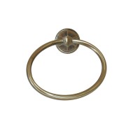 Eπιτοίχιος κρίκος για πετσέτες με bronze φινίρισμα διαμέτρου 18,5cm