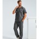Ανδρικό ελαστικό cargo παντελόνι νοσηλευτικής με ελαστική μέση σε χρώμα γκρι νούμερο Medium