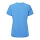 Γυναικεία ελαστική μπλούζα νοσηλευτικής 2 τσέπες μπροστά σε γαλάζιο χρώμα νούμερο Medium