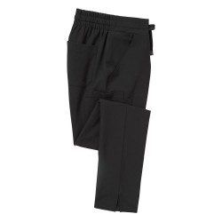 Γυναικείο ελαστικό cargo παντελόνι νοσηλευτικής με λάστιχο στην μέση σε μαύρο χρώμα νούμερο Large