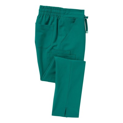 Γυναικείο ελαστικό cargo παντελόνι νοσηλευτικής με λάστιχο στην μέση σε πράσινο χρώμα νούμερο Medium