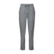 Γυναικείο ελαστικό cargo παντελόνι νοσηλευτικής με λάστιχο στην μέση σε γκρι χρώμα νούμερο Large