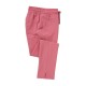 Γυναικείο ελαστικό cargo παντελόνι νοσηλευτικής με λάστιχο στην μέση σε ροζ χρώμα νούμερο XXL