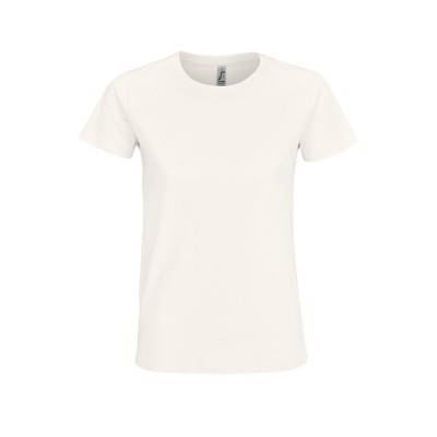 Κοντομάνικο T-shirt Imperial γυναικείο σε χρώμα Off white νούμερο Large 100% βαμβακερό