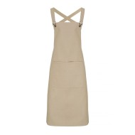 Ποδιά ολόσωμη PR129 'BARISTA' με χιαστί πλάτη σε χακί χρώμα Ποδιά ολόσωμη PR129 'BARISTA' με χιαστί πλάτη σε χακί χρώμα