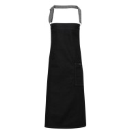 Κερωμένη ποδιά ολόσωμη τζιν PR134 'District' σε χρώμα Black Denim Κερωμένη ποδιά ολόσωμη τζιν PR134 'District' σε χρώμα Black Denim