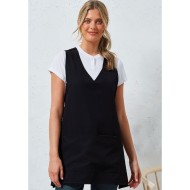 Γυναικεία ολόσωμη ποδιά αισθητικού με πίσω δέσιμο και λαιμόκοψη V σε μαύρο χρώμα νούμερο Small/Medium Γυναικεία ολόσωμη ποδιά αισθητικού με πίσω δέσιμο και λαιμόκοψη V σε μαύρο χρώμα νούμερο Small/Medium