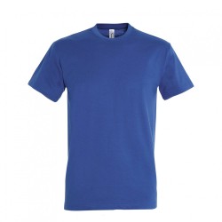 Κοντομάνικο T-shirt Imperial ανδρικό σε χρώμα Royal Blue νούμερο 4XL 100% βαμβακερό