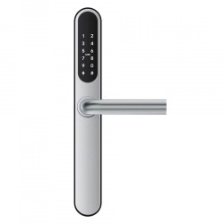 Bluetooth κλειδαριά με ψηφιακό πληκτρολόγιο LILIWISE S2A-S σε ασημί χρώμα με 4 τρόπους λειτουργίας APP BLE, κάρτα, κωδικό και μηχανικό κλειδί 