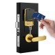 Κλειδαριά RFID τεχνολογίας Mifare με μηχανισμό ANSI με λειτουργία Anti-Panic ORBITA S3172H GOLD σε χρυσό χρώμα