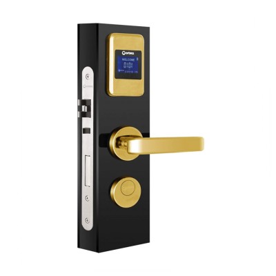 Κλειδαριά RFID με τεχνολογία Mifare με μηχανισμό ANSI Standard με λειτουργία Anti - Panic ORBITA S4132G GOLD σε χρώμα χρυσό