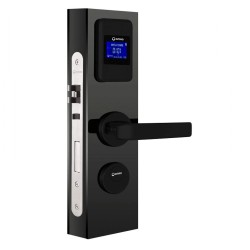 Κλειδαριά RFID τεχνολογίας Mifare με μηχανισμό ANSI Standard με λειτουργία Anti - Panic ORBITA S4432G BLACK σε μαύρο χρώμα