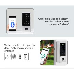 Αδιάβροχο πληκτρολόγιο πρόσβασης SECUKEY SCK-H1-BT 125KHz Bluetooth