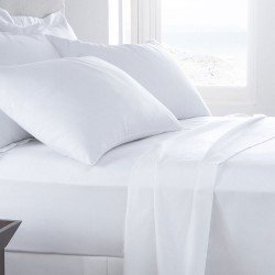 Μαξιλαροθήκη ελληνικής ραφής λευκή 52x72cm με 144 κλωστές 52% βαμβάκι-48% πολυέστερ Μαξιλαροθήκη ελληνικής ραφής λευκή 52x72cm με 144 κλωστές 52% βαμβάκι-48% πολυέστερ