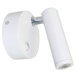 Led φωτιστικό σποτ Inyoka λευκό επίτοιχο 3W 4000k ενδιάμεσο λευκό φως για ξενοδοχεία