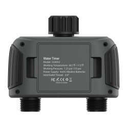 Smart προγραμματιστής ποτίσματος INHOCON 2 θέσεων Bluetooth IP55