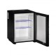 Θερμοηλεκτρικό Mini Bar με γυάλινη πόρτα χωρητικότητας 30lt σε μαύρο χρώμα με αθόρυβη λειτουργία