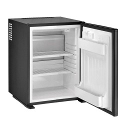 Mini Bar αμμωνίας χωρητικότητας 38lt σε μαύρο χρώμα με τεχνολογία απορρόφησης και μηχανικό θερμοστάτη