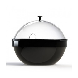 Στοιβαζόμενο άθραυστο μπωλ Φ14cm χωρητικότητας 0,5lt σε χρώμα μαύρο