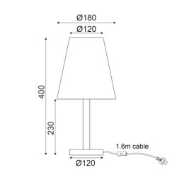 Φωτιστικό κομοδίνου κλασικής γραμμής με ανοιχτόχρωμη ξύλινη βάση για λάμπα με ντουί Ε14
