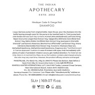 Σαμπουάν & αφρόλουτρο Kimirica σειρά The Indian Apothecary 5L