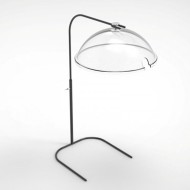 Γάντζος για κάλυμμα Plexi Squillo 20x20x40-55cm σε μαύρο χρώμα