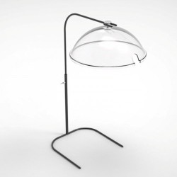 Γάντζος για κάλυμμα Plexi Squillo 20x20x40-55cm σε μαύρο χρώμα