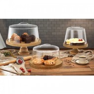 Cake Stand από ξύλο σημύδας διαμέτρου Φ30cm 8cm ύψος σε φυσικό χρώμα ξύλο χωρίς καπάκι Cake Stand από ξύλο σημύδας διαμέτρου Φ30cm 8cm ύψος σε φυσικό χρώμα ξύλο χωρίς καπάκι