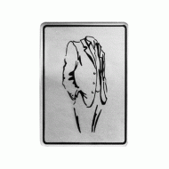 Πινακίδα σμάλτου τουαλέτα ανδρών σε διάσταση 8x10cm