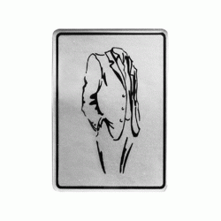 Πινακίδα σμάλτου τουαλέτα ανδρών σε διάσταση 8x10cm Πινακίδα σμάλτου τουαλέτα ανδρών σε διάσταση 8x10cm