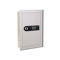 Χρηματοκιβώτιο ασφαλείας για τοποθέτηση σε τοίχο με ηλεκτρονικό ψηφιακό πληκτρολόγιο και οθόνη LED