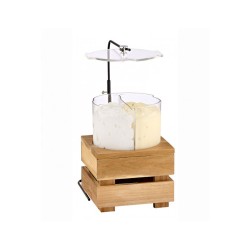 Ψυχόμενο δοχείο γιαουρτιού 2.5 λίτρων με βάση από οικολογικό Bamboo CRATE (χωρίς γάντζο)