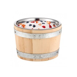 Ψυχόμενο βαρελάκι μπουφέ 3 λίτρα διαστάσεων Φ28x25Υ για γιαούτρι-κομπόστα