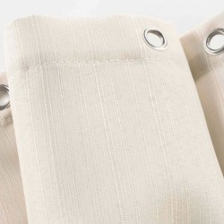 Κουρτίνα μπάνιου με κρίκους Σχ.Yaline Natural διαστάσεων 180x200cm 100% pol