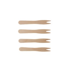 Ξύλινο πιρουνάκι δίαινα διαστάσεων 8.5cm συσκευασία 25x200τμχ