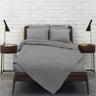 Σεντόνι μονό Rainbow flat σε χρώμα σκούρο γκρι poly/cotton διαστάσεων 170x260cm