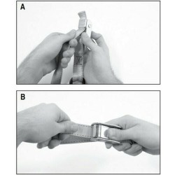 Ιμάντες με πόρπη ασφαλείας 2 τεμ, MASTERLOCK