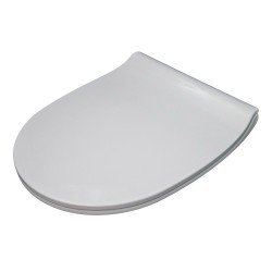 Καπάκι wc διαστάσεων 42x34cm σε χρώμα λευκό με φρένο (soft close)