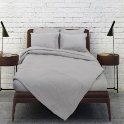 Σεντόνι μονό Rainbow flat σε χρώμα ανοιχτό γκρι poly/cotton διαστάσεων 170x260cm