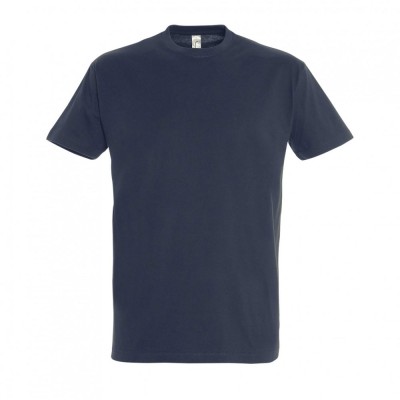 Κοντομάνικο T-shirt Imperial ανδρικό σε χρώμα Navy νούμερο 4XL 100% βαμβακερό