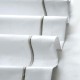 Ξενοδοχειακό σεντόνι υπέρδιπλο 180TC διαστάσεων 260x280cm σε λευκό χρώμα 50 βαμβάκι-50 πολυεστέρα με πλακέ γαζί