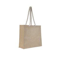 Τσάντα παραλίας ROMA από γιούτα με χερούλια από σχοινί χωρητικότητας 22L σε χρώμα φυσικό