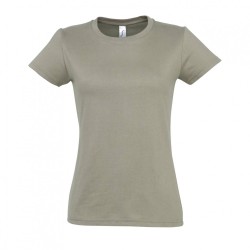 Κοντομάνικο T-shirt Imperial γυναικείο σε χρώμα Khaki νούμερο 2XL 100% βαμβακερό