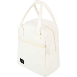 Τσάντα φαγητού Save the Aegean ισοθερμική χωρητικότητας 7lt Lily White με πρακτική θήκη για αξεσουάρ με φερμουάρ 