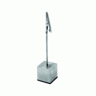 Σταντ συγκράτησης καρτών ΙΝΟΧ ματ με μανταλάκι 12hcm Σταντ συγκράτησης καρτών ΙΝΟΧ ματ με μανταλάκι 12hcm