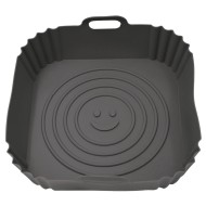Φόρμα σιλικόνης για Air Fryer τετράγωνη διαστάσεων 22,5x22,5x5,5cm  Φόρμα σιλικόνης για Air Fryer τετράγωνη διαστάσεων 22,5x22,5x5,5cm