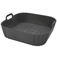 Φόρμα σιλικόνης για Air Fryer τετράγωνη διαστάσεων 22,5x22,5x5,5cm  Φόρμα σιλικόνης για Air Fryer τετράγωνη διαστάσεων 22,5x22,5x5,5cm